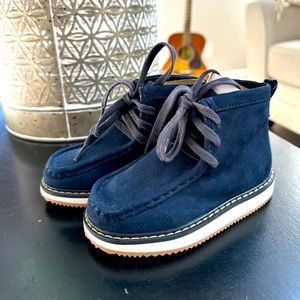 Baby Gap; New with tags, toddler boy size 8, blue shoes with lace.